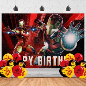 Iron Hero Man 7x5ft Happy Birthday Backdrop Cartoon Iron Hero Backdrop Balloon Cartoon Background Hero Party Decoration Banner Iron Hero Man 7x5ft Happy Birthday Backdrop Cartoon Iron Hero Backdrop Balloon Cartoon Background Hero Party Decoration Banner