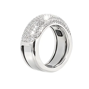 18K Silver-White Plated Smart Ring Jacket Compatible with Oura Ring Gen 5 All-zirconia inlaid ring, Oura Gen5 accessory 18K Silver-White Plated Smart Ring Jacket Compatible with Oura Ring Gen 5 All-zirconia inlaid ring, Oura Gen5 accessory