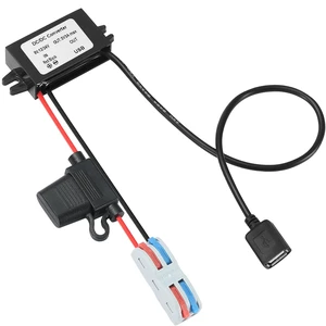 IP67 Waterproof USB Charger 8-32V to 5V 3A-15W DC-DC Converter with USB-A Port, Suitable for Trucks/RVs/Boats/Building Equipment -Waterproof/Dustproof IP67 Waterproof USB Charger 8-32V to 5V 3A-15W DC-DC Converter with USB-A Port, Suitable for Trucks/RVs/Boats/Building Equipment -Waterproof/Dustproof