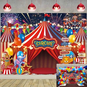 Red Circus Carnival Backdrop 8x6FT Amusement Park Tents Playground Banner Circus Theme Photography Background, Newborn Baby Shower Photo Props, Birthday Party Cake Table Decorations Banner Red Circus Carnival Backdrop 8x6FT Amusement Park Tents Playground Banner Circus Theme Photography Background, Newborn Baby Shower Photo Props, Birthday Party Cake Table Decorations Banner