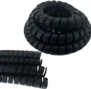 Spiral Wrap Cable Protector Pre-Cut Lengths - Safe Hose Protector to Avoid Wear and Extend Life for Hydraulic Pneumatic Hoses (1.58" OD x 10') Spiral Wrap Cable Protector Pre-Cut Lengths - Safe Hose Protector to Avoid Wear and Extend Life for Hydraulic Pneumatic Hoses (1.58" OD x 10')