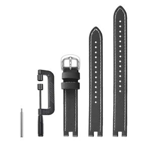 Leather Straps Compatible with Garmin Lily/Lily 2 Bands Smartwatch Replacement Watchband for Women Leather Straps Compatible with Garmin Lily/Lily 2 Bands Smartwatch Replacement Watchband for Women