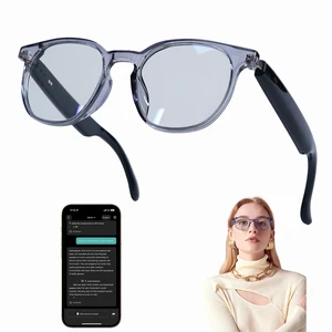 AI Smart Bluetooth Glasses with Speakers, Translation & Photochromic 170mAh battery, open-ear audio for music, ideal for travel, work, sports AI Smart Bluetooth Glasses with Speakers, Translation & Photochromic 170mAh battery, open-ear audio for music, ideal for travel, work, sports