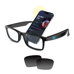 Bluetooth Smart Glasses for Men Women, Audio Glasses with Speakers Extra UV400 Polarized Lenses, Hands-Free Calls, Touch & Voice Control, 5H Playtime, Smart Sunglasses for Working,Travelling Bluetooth Smart Glasses for Men Women, Audio Glasses with Speakers Extra UV400 Polarized Lenses, Hands-Free Calls, Touch & Voice Control, 5H Playtime, Smart Sunglasses for Working,Travelling
