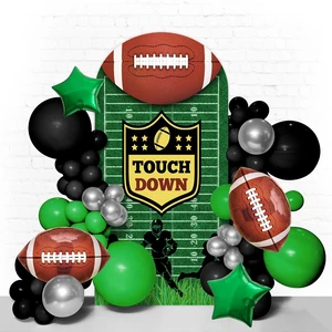 American Football Arch Cover 7.2FT Double-Sided Spandex Fitted Birthday Party Arch Stand Covers Round Top Football Sports Field Arch Backdrop Cover for Birthday Baby Shower Sports Party Decor American Football Arch Cover 7.2FT Double-Sided Spandex Fitted Birthday Party Arch Stand Covers Round Top Football Sports Field Arch Backdrop Cover for Birthday Baby Shower Sports Party Decor