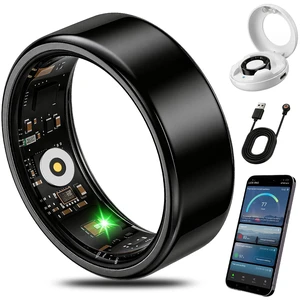 Smart Health Fitness Ring for Women & Men, Activity Tracker with Step Counter, Sleep Monitor & Stress Tracking, Waterproof, Compatible with Android & iOS, No Subscription Fee Smart Health Fitness Ring for Women & Men, Activity Tracker with Step Counter, Sleep Monitor & Stress Tracking, Waterproof, Compatible with Android & iOS, No Subscription Fee