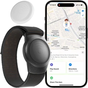 GPS Tracker for Kids,Real-Time Kids Tracker Works with Apple Find My App (iOS Only, Not for Android) Lightweight GPS Tracker,Hidden Mini GPS Tracking Device,Waterproof, No Monthly Fee. (Black) GPS Tracker for Kids,Real-Time Kids Tracker Works with Apple Find My App (iOS Only, Not for Android) Lightweight GPS Tracker,Hidden Mini GPS Tracking Device,Waterproof, No Monthly Fee. (Black)