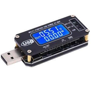 DC-DC CNC USB Step Up/Down Power Supply Regulator Module 3.5V-12V to 1.0V-24V 2-3W, Adjustable Boost Buck Voltage Converter Digital Display Voltmeter Ammeter Battery Capacity Tester DC-DC CNC USB Step Up/Down Power Supply Regulator Module 3.5V-12V to 1.0V-24V 2-3W, Adjustable Boost Buck Voltage Converter Digital Display Voltmeter Ammeter Battery Capacity Tester
