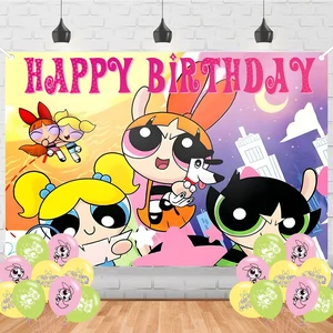 Power Girl Happy Birthday Backdrop Power Girls Banner Poster for Cartoon Fans Girls Theme Party Decorations Anime Birthday Supplies Background Studio Shoot Photo Props Booth Power Girl Happy Birthday Backdrop Power Girls Banner Poster for Cartoon Fans Girls Theme Party Decorations Anime Birthday Supplies Background Studio Shoot Photo Props Booth
