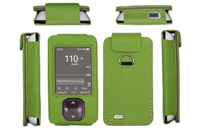 Dexcom G7 / G6 Receiver Fitted Leather Case W/Screen Protector & Lanyard (Green) Dexcom G7 / G6 Receiver Fitted Leather Case W/Screen Protector & Lanyard (Green)