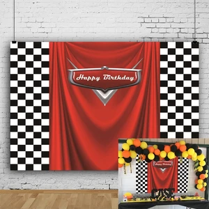 Red Car Racing Competition Backdrop Competition Car Racing Check Flag Background Kids boy Birthday Party Photography Banner Superman Cloak Decoration Supplies (8x6FT) Red Car Racing Competition Backdrop Competition Car Racing Check Flag Background Kids boy Birthday Party Photography Banner Superman Cloak Decoration Supplies (8x6FT)