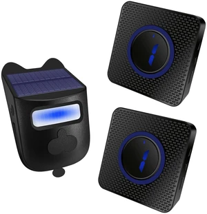 Wireless Doorbell and Motion Sensor Alarm Long Range Driveway Alert System with Indoor Receiver 120° Detection, IP65 Waterproof, USB-C Charging for Home Business Security Sensor*1+ Receiver*2 Wireless Doorbell and Motion Sensor Alarm Long Range Driveway Alert System with Indoor Receiver 120° Detection, IP65 Waterproof, USB-C Charging for Home Business Security Sensor*1+ Receiver*2