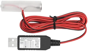 USB Power Converter DC Buck Boost Battery Eliminator Replace 1 to 4pcs 1.5V 3V 4.5V 6V AA AAA Connect(1-AA 1.5V) USB Power Converter DC Buck Boost Battery Eliminator Replace 1 to 4pcs 1.5V 3V 4.5V 6V AA AAA Connect(1-AA 1.5V)