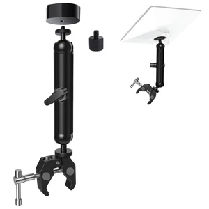 Starlink Mini C-Clamp Pipe Mount, 9.17in Arm 1/4"-20 Screw Bracket C-clamp mount for Starlink Mini, 9.17in arm & 1/4"-20 screw. Heavy duty, quick install for RV, boat, truck, pole, tripod Starlink Mini C-Clamp Pipe Mount, 9.17in Arm 1/4"-20 Screw Bracket C-clamp mount for Starlink Mini, 9.17in arm & 1/4"-20 screw. Heavy duty, quick install for RV, boat, truck, pole, tripod