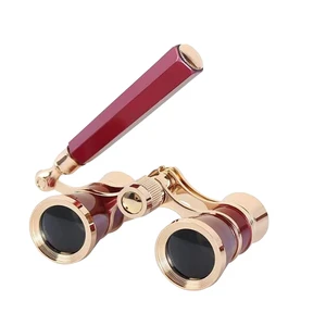 Binoculars for Opera Glasses Binoculars 3X25 Lorgnette Theater Glasses Mini Binocular Compact with Adjustable Handle for Adults Kids Women in Concert Theater Opera (Red) Binoculars for Opera Glasses Binoculars 3X25 Lorgnette Theater Glasses Mini Binocular Compact with Adjustable Handle for Adults Kids Women in Concert Theater Opera (Red)