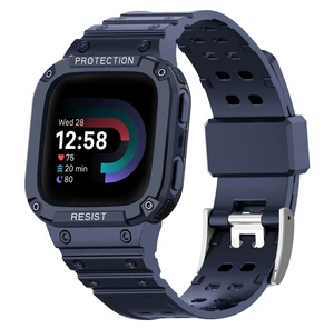 Bands with Case Compatible with Fitbit Versa 4 / Versa 3 / Fitbit Sense/Sense 2 Smart Watches, Soft Replacement Case Sport Strap for Fitbit Versa 4, Adjustable Wristbands for Women Men Bands with Case Compatible with Fitbit Versa 4 / Versa 3 / Fitbit Sense/Sense 2 Smart Watches, Soft Replacement Case Sport Strap for Fitbit Versa 4, Adjustable Wristbands for Women Men