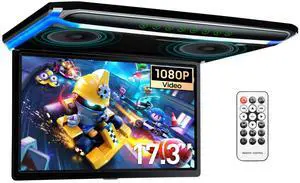® 17.3 Inch 16:9 Ultra-Thin FHD Digital TFT Screen 1080P Video Car Overhead Player Roof Mounted Monitor HDMI Port 1920 * 1080 Full High Definition (Built in Speaker) ® 17.3 Inch 16:9 Ultra-Thin FHD Digital TFT Screen 1080P Video Car Overhead Player Roof Mounted Monitor HDMI Port 1920 * 1080 Full High Definition (Built in Speaker)