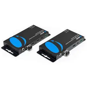 4K HDMI Over Fiber Optic Extender up to 10Km with Audio Extraction and Bi-Directional IR - RS-232 (UHD-FO10-K) 4K HDMI Over Fiber Optic Extender up to 10Km with Audio Extraction and Bi-Directional IR - RS-232 (UHD-FO10-K)