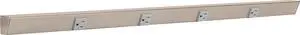Task Lighting APT Angled Power Strip 36 inch, 4 Receptacles, Satin Nickel Task Lighting APT Angled Power Strip 36 inch, 4 Receptacles, Satin Nickel