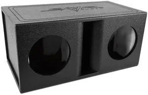 AR2X8V Dual 8" Universal Fit Armor Coated Ported Subwoofer Box with Kerf Port AR2X8V Dual 8" Universal Fit Armor Coated Ported Subwoofer Box with Kerf Port