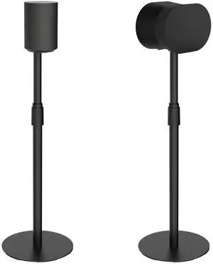 26.9"-42.6" Height Adjustable Speaker Stands Compatible with SONOS Era 300 and Era 100, Floor Stands with Cable Management, Speaker Mount, Black, 2 Pack (Pair) 26.9"-42.6" Height Adjustable Speaker Stands Compatible with SONOS Era 300 and Era 100, Floor Stands with Cable Management, Speaker Mount, Black, 2 Pack (Pair)