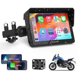 W502PRO for Motorcycle CarPlay& Android Auto& Dual Bluetooth - 5" Waterproof GPS Navigation Screen for Motorbike, Music Sharing, Intercom, EQ, Light Sensor, Compass, Barometer W502PRO for Motorcycle CarPlay& Android Auto& Dual Bluetooth - 5" Waterproof GPS Navigation Screen for Motorbike, Music Sharing, Intercom, EQ, Light Sensor, Compass, Barometer