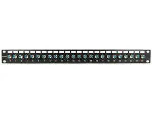 Networx Coaxial Patch Panels (24 Port, F-Connector 3ghz) Networx Coaxial Patch Panels (24 Port, F-Connector 3ghz)