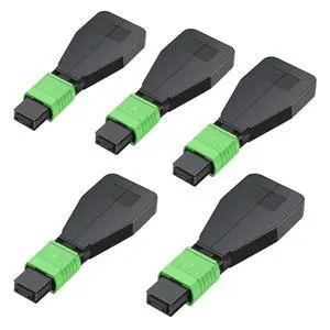 MPO/APC 12 Core Female Fiber Loopback Adapter, Singlemode Duplex 50/125m Fiber Optic Loopback Tester Cable for 40G 100G Networks and QSFP Testing(5 Pack) MPO/APC 12 Core Female Fiber Loopback Adapter, Singlemode Duplex 50/125m Fiber Optic Loopback Tester Cable for 40G 100G Networks and QSFP Testing(5 Pack)