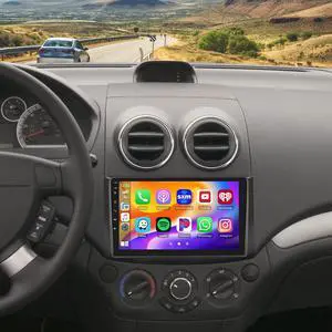 Car Radio Stereo for Chevrolet Aveo 2006-2012 Built in Carplay/Android Auto, 9 inch IPS Touch Screen Head Unit Radio with DSP BT GPS FM RDS WiFi 2G RAM 64G ROM Car Radio Stereo for Chevrolet Aveo 2006-2012 Built in Carplay/Android Auto, 9 inch IPS Touch Screen Head Unit Radio with DSP BT GPS FM RDS WiFi 2G RAM 64G ROM