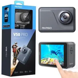 V50 Pro Native 4K30fps 20MP WiFi Action Camera with EIS Touch Screen 100 feet Waterproof Camera Web Camera Support External Mic Remote Control Sports Camera with Helmet Accessories Kit V50 Pro Native 4K30fps 20MP WiFi Action Camera with EIS Touch Screen 100 feet Waterproof Camera Web Camera Support External Mic Remote Control Sports Camera with Helmet Accessories Kit