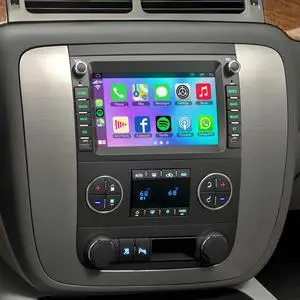 8-core 4G+64G Car Radio for 2007-2012 Chevrolet Chevy Silverado Impala GMC Sierra Acadia Enclave Yukon, 7" IPS Touch Screen Car Stereo with GPS, CarPlay/Android Auto, Backup Camera/DSP/SWC 8-core 4G+64G Car Radio for 2007-2012 Chevrolet Chevy Silverado Impala GMC Sierra Acadia Enclave Yukon, 7" IPS Touch Screen Car Stereo with GPS, CarPlay/Android Auto, Backup Camera/DSP/SWC