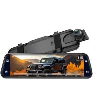 2.5K Mirror Dash Cam with Carplay&Android Auto,10" Rear View Mirror Camera for Cars/Trucks with Voice Control/ 64GB Card/Touch Screen/Parking Monitor/Reverse Assist/Dual Loop Record/WDR Tech 2.5K Mirror Dash Cam with Carplay&Android Auto,10" Rear View Mirror Camera for Cars/Trucks with Voice Control/ 64GB Card/Touch Screen/Parking Monitor/Reverse Assist/Dual Loop Record/WDR Tech