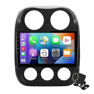 10.1 Inch IPS Touchscreen Android 12 Car Stereo for Jeep Compass/Patriot 2010-2016 with Wireless CarPlay & Android Auto, 32GB, GPS, WiFi, Bluetooth, FM Radio, Backup Camera, SWC 10.1 Inch IPS Touchscreen Android 12 Car Stereo for Jeep Compass/Patriot 2010-2016 with Wireless CarPlay & Android Auto, 32GB, GPS, WiFi, Bluetooth, FM Radio, Backup Camera, SWC