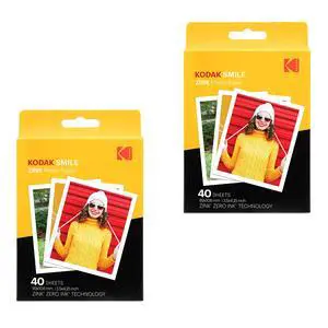 Zink 3.5x4.25 inch Premium Zink Instant Print Photo Paper (80 Sheets) Compatible with Smile Classic Instant Camera Zink 3.5x4.25 inch Premium Zink Instant Print Photo Paper (80 Sheets) Compatible with Smile Classic Instant Camera