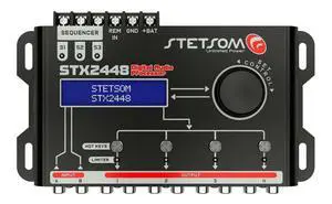 STX 2448 DSP PRO - Digital Signal Processor, DSP PRO, Equalizer, High Precision Crossover, Filters, Limiter, Digital Audio Processor 2.4, 2 inputs & 4 outputs STX 2448 DSP PRO - Digital Signal Processor, DSP PRO, Equalizer, High Precision Crossover, Filters, Limiter, Digital Audio Processor 2.4, 2 inputs & 4 outputs
