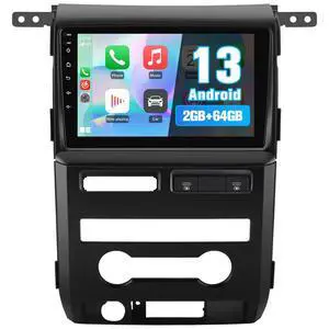 Android 13 2GB+64GB Car Radio Stereo for Ford F150 2009-2012 Manual AC(Low-end Model), with Wireless Carplay & Android Auto/Mirror Link/WiFi/FM/Rear Camera, Support SWC/Bluetooth Android 13 2GB+64GB Car Radio Stereo for Ford F150 2009-2012 Manual AC(Low-end Model), with Wireless Carplay & Android Auto/Mirror Link/WiFi/FM/Rear Camera, Support SWC/Bluetooth
