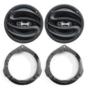 6.5" 3-Way Car Audio Door Speakers (Pair) for Ford F-150/Focus/Fusion/Transit/Edge/Mondeo Mk4 2007-2024,300 Watts Max Power,with Adapters and Harness,Enhanced Sound,Car Audio Speaker Upgrade kit 6.5" 3-Way Car Audio Door Speakers (Pair) for Ford F-150/Focus/Fusion/Transit/Edge/Mondeo Mk4 2007-2024,300 Watts Max Power,with Adapters and Harness,Enhanced Sound,Car Audio Speaker Upgrade kit