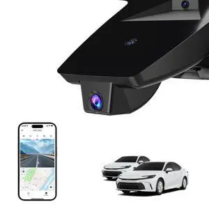 Front 4K Dash Cam for Toyota Camry 2025 2026,Hybrid LE SE XSE XLE,Easy Installation,OEM-Style,Built-in WiFi & APP,G-Sensor,Plug & Play,Collision Detection,Loop Recording,64G Card Front 4K Dash Cam for Toyota Camry 2025 2026,Hybrid LE SE XSE XLE,Easy Installation,OEM-Style,Built-in WiFi & APP,G-Sensor,Plug & Play,Collision Detection,Loop Recording,64G Card