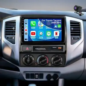 5G WiFi Upgrade Car Radio for Toyota Tacoma 2005-2015, 9 Inch Car Stereo Audio Touch Screen Replacement Head Unit with Wireless Carplay Android Auto GPS Navigation Bluetooth FM DSP SWC Backup Camera 5G WiFi Upgrade Car Radio for Toyota Tacoma 2005-2015, 9 Inch Car Stereo Audio Touch Screen Replacement Head Unit with Wireless Carplay Android Auto GPS Navigation Bluetooth FM DSP SWC Backup Camera