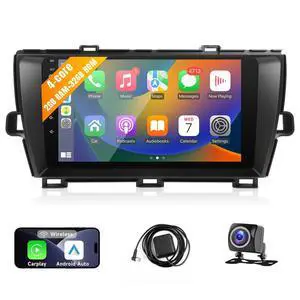 Car Play Radio for Toyota Prius 2010-2015 Wireless Apple Carplay Android Auto, 9" Touch Screen Stereo for Prius Head Unit Media Player GPS Navi Bluetooth WiFi FM Camera SWC(Non-JBL-Version) Car Play Radio for Toyota Prius 2010-2015 Wireless Apple Carplay Android Auto, 9" Touch Screen Stereo for Prius Head Unit Media Player GPS Navi Bluetooth WiFi FM Camera SWC(Non-JBL-Version)