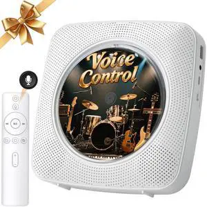 CD Player Portable Bluetooth: Offline Voice Control CD Players for Home with Remote Voice Control CD Player with Speakers with FM Radio Remote CD Player Portable Bluetooth: Offline Voice Control CD Players for Home with Remote Voice Control CD Player with Speakers with FM Radio Remote