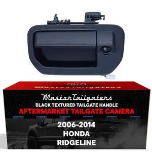 Black Tailgate Handle with Backup Camera Replacement for Honda Ridgeline (2006-2014) | IP68 Waterproof | Parking Grid Lines Available | Easy to Install Black Tailgate Handle with Backup Camera Replacement for Honda Ridgeline (2006-2014) | IP68 Waterproof | Parking Grid Lines Available | Easy to Install