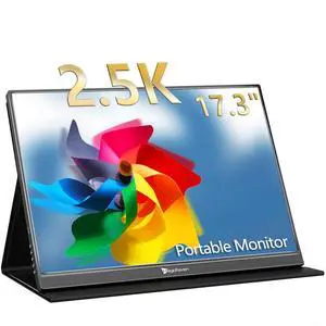 Portable Gaming Monitor, USB-C HDMI Laptop Screen Extender, Second Display for Console with Built-in Speakers, Works with PS5, Xbox, Switch, Ideal for Travel Home Office - 17.3" Portable Gaming Monitor, USB-C HDMI Laptop Screen Extender, Second Display for Console with Built-in Speakers, Works with PS5, Xbox, Switch, Ideal for Travel Home Office - 17.3"
