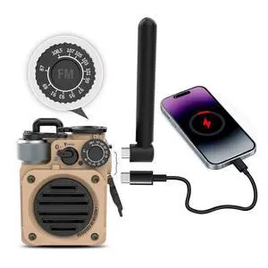 Upgraded Wild Mini 3.0 Outdoor Portable Wireless Bluetooth Speaker with FM Radio, Phone Charger/15H Playtime/IPX5 Waterproof/3 Mode Flashlight, Rugged Gear for Man Camping/Hiking/Travel(Yellow) Upgraded Wild Mini 3.0 Outdoor Portable Wireless Bluetooth Speaker with FM Radio, Phone Charger/15H Playtime/IPX5 Waterproof/3 Mode Flashlight, Rugged Gear for Man Camping/Hiking/Travel(Yellow)