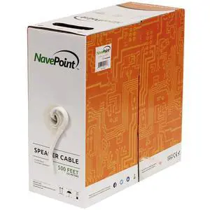 500ft in Wall Audio Speaker Cable Wire CL2 12/2 AWG Gauge 2 Conductor Bulk White 500ft in Wall Audio Speaker Cable Wire CL2 12/2 AWG Gauge 2 Conductor Bulk White