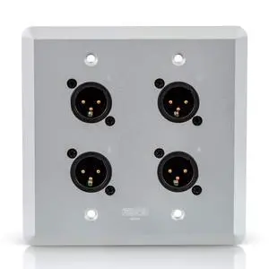 Wall CAT MX-S (Male, Silver) - Audio Over Shielded CAT Cable. Capable of Sending Analog Audio, DMX, Clear-Com and AES Wall CAT MX-S (Male, Silver) - Audio Over Shielded CAT Cable. Capable of Sending Analog Audio, DMX, Clear-Com and AES