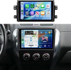 4G+128G Car Radio Stereo for Suzuki SX4 2006-2013, 9inch HD in-Cell Touch Screen/Android 15/Wireless CarPlay/Android Auto/GPS/5Ghz WiFi/5.0Bluetooth/FM/RDS/SWC/AHD Backup Camera 4G+128G Car Radio Stereo for Suzuki SX4 2006-2013, 9inch HD in-Cell Touch Screen/Android 15/Wireless CarPlay/Android Auto/GPS/5Ghz WiFi/5.0Bluetooth/FM/RDS/SWC/AHD Backup Camera