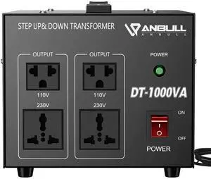 Voltage Converter 1000 Watt Voltage Transformer, 220V / 230V / 240 Volt to 110V / 120 Volt or 110V / 120 Volt to 220V / 230V / 240 Volt, Heavy Duty Step Up & Down Transformer Converter Voltage Converter 1000 Watt Voltage Transformer, 220V / 230V / 240 Volt to 110V / 120 Volt or 110V / 120 Volt to 220V / 230V / 240 Volt, Heavy Duty Step Up & Down Transformer Converter