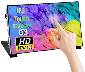 7 Inch Capacitive Touchscreen for Raspberry Pi, 1024x600 IPS LCD Display with Dual-Speaker, HDMI Portable Monitor for Raspberry Pi 5/Pi 4B/3B+/3B/B+/Zero/400, Win11/10/8/7, Free-Driver 7 Inch Capacitive Touchscreen for Raspberry Pi, 1024x600 IPS LCD Display with Dual-Speaker, HDMI Portable Monitor for Raspberry Pi 5/Pi 4B/3B+/3B/B+/Zero/400, Win11/10/8/7, Free-Driver