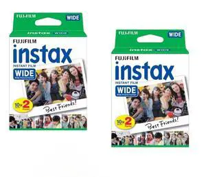 Instax Wide Instant Film Twin Pack - 2 Wide Pack (40 Sheets) Instax Wide Instant Film Twin Pack - 2 Wide Pack (40 Sheets)